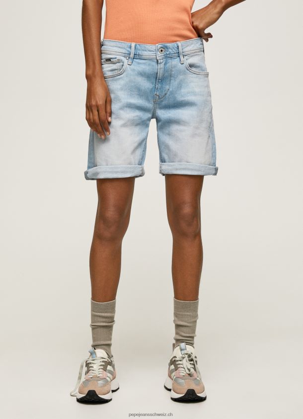 Jeansshorts in normaler Passform Frauen Pepe Jeans Denim 84XH6T499