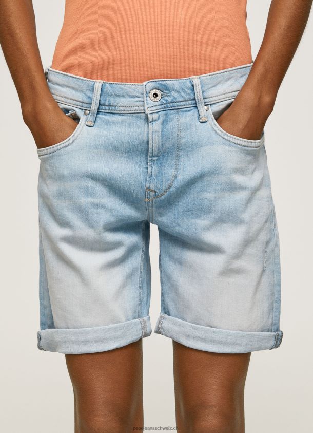 Jeansshorts in normaler Passform Frauen Pepe Jeans Denim 84XH6T499