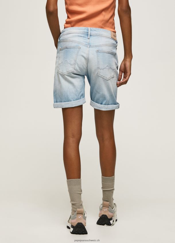 Jeansshorts in normaler Passform Frauen Pepe Jeans Denim 84XH6T499