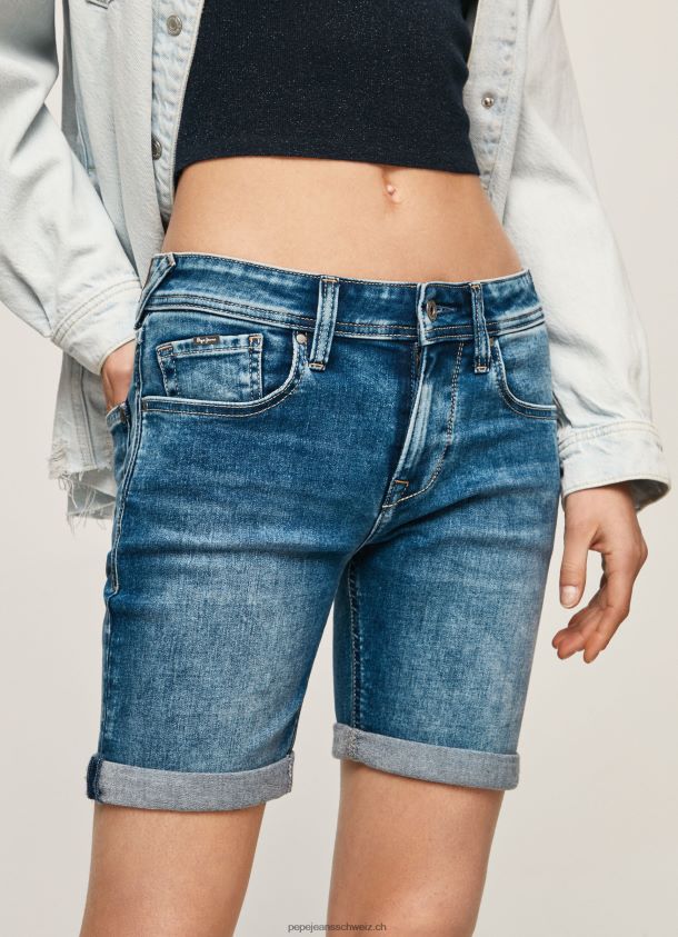 Jeansshorts in normaler Passform Frauen Pepe Jeans Denim 84XH6T513