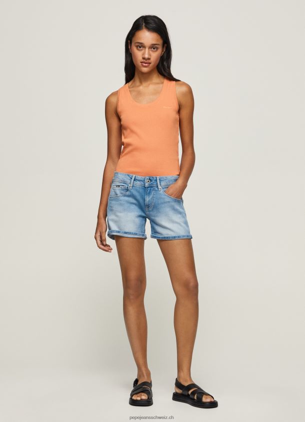 Jeansshorts in normaler Passform Frauen Pepe Jeans Denim 84XH6T514