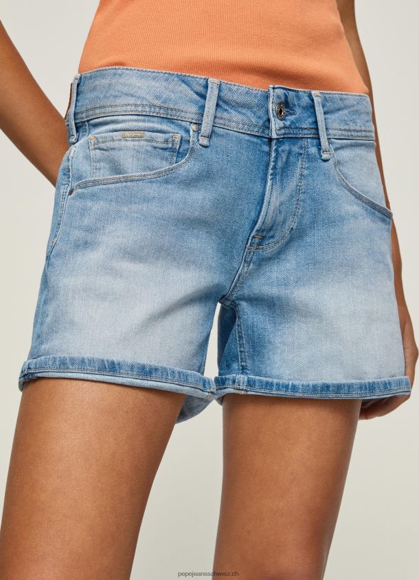 Jeansshorts in normaler Passform Frauen Pepe Jeans Denim 84XH6T514