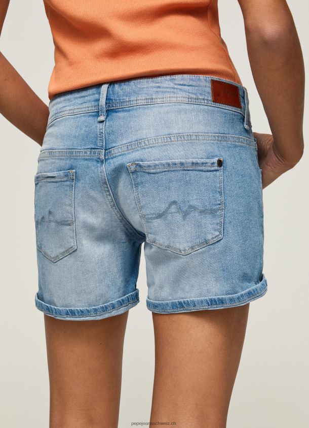 Jeansshorts in normaler Passform Frauen Pepe Jeans Denim 84XH6T514