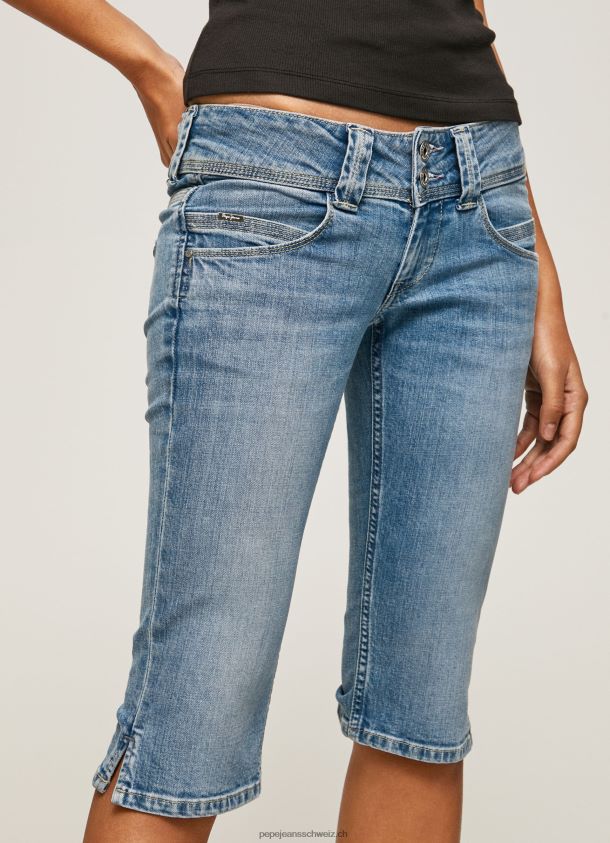Regular Fit 3/4 Jeansshorts Frauen Pepe Jeans Denim 84XH6T508