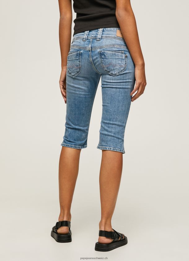 Regular Fit 3/4 Jeansshorts Frauen Pepe Jeans Denim 84XH6T508