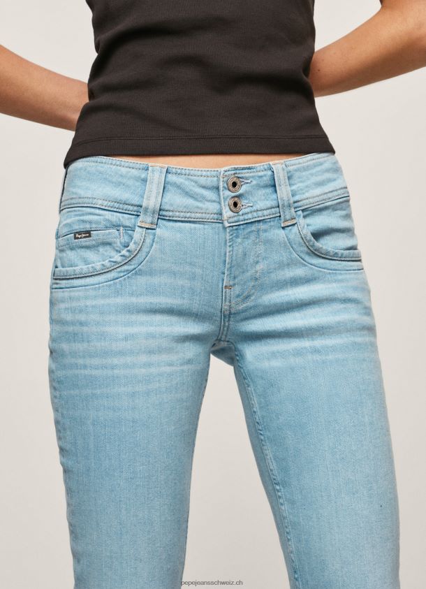 Regular Fit 3/4 Jeansshorts Frauen Pepe Jeans Denim 84XH6T520