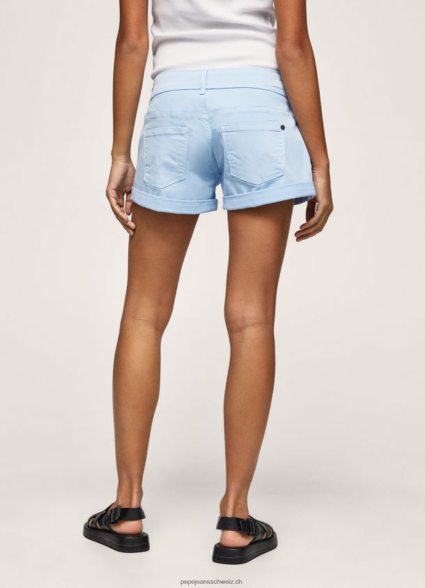 Shorts aus Baumwolle in normaler Passform Frauen Pepe Jeans Bucht 84XH6T527