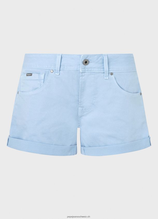 Shorts aus Baumwolle in normaler Passform Frauen Pepe Jeans Bucht 84XH6T527