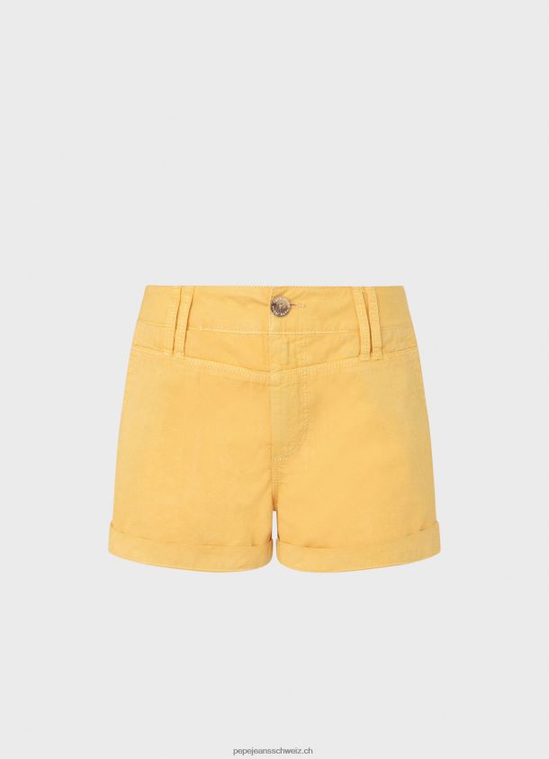 Shorts aus Baumwolle in normaler Passform Frauen Pepe Jeans scheinen 84XH6T518