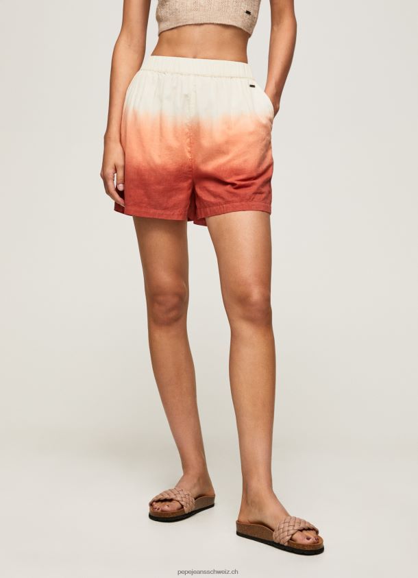 Shorts aus Baumwolle mit verwaschenem Effekt Frauen Pepe Jeans multi 84XH6T506