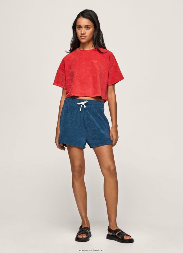 Sportliche Shorts mit aufgesticktem Logo Frauen Pepe Jeans Jarman 84XH6T532