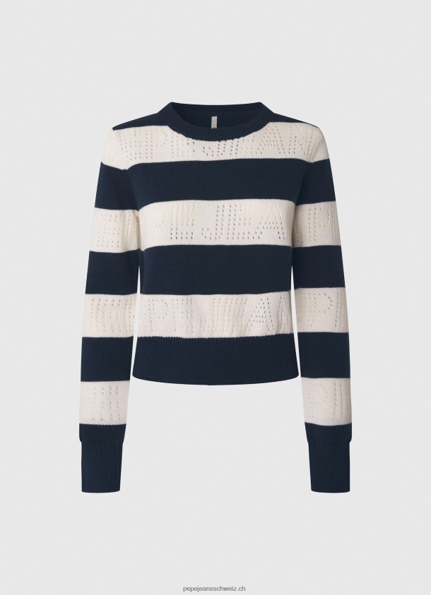 gestreifter Baumwolljersey Frauen Pepe Jeans dulwich 84XH6T255