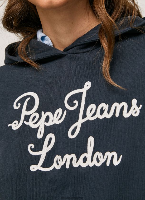 Baumwollpullover mit aufgesticktem Logo Frauen Pepe Jeans dulwich 84XH6T268