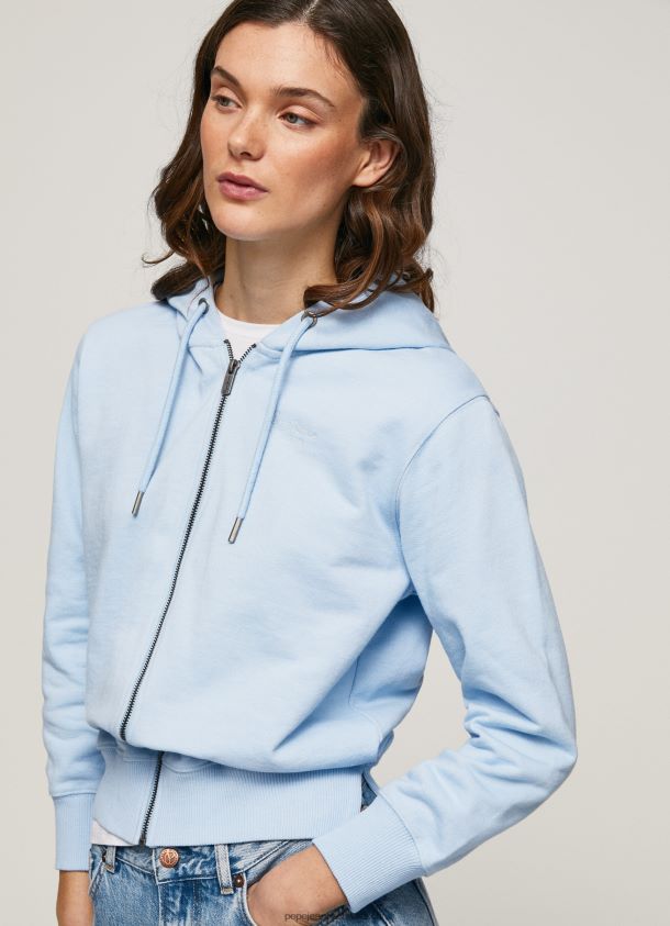 Pullover mit Kapuze und Reißverschluss Frauen Pepe Jeans Bucht 84XH6T270