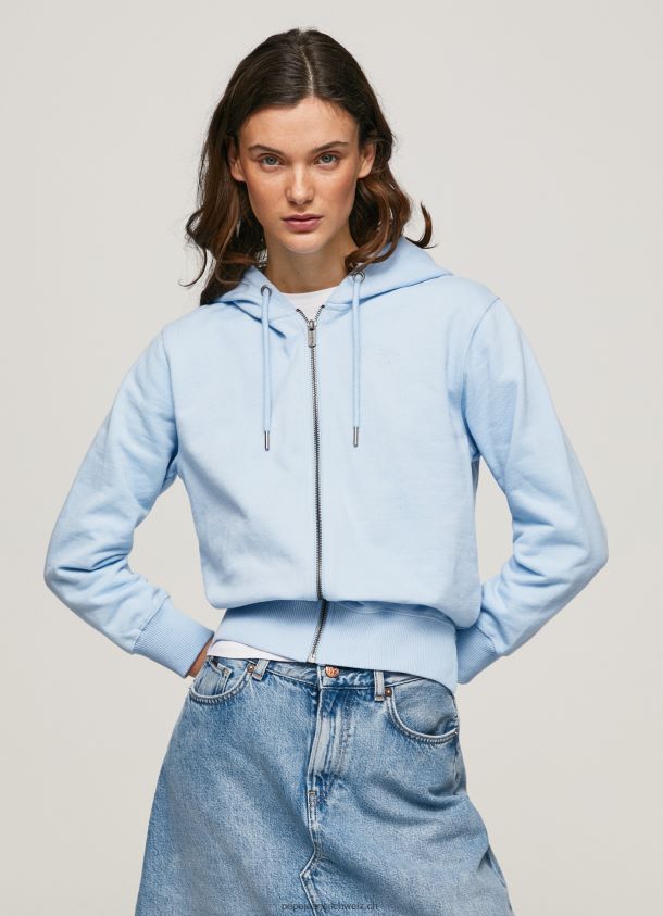 Pullover mit Kapuze und Reißverschluss Frauen Pepe Jeans Bucht 84XH6T270