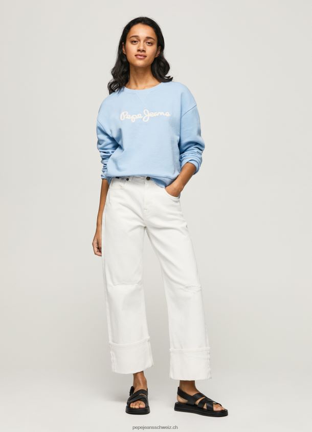 Pullover mit Logo-Print Frauen Pepe Jeans Bucht 84XH6T275