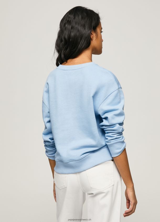 Pullover mit Logo-Print Frauen Pepe Jeans Bucht 84XH6T275
