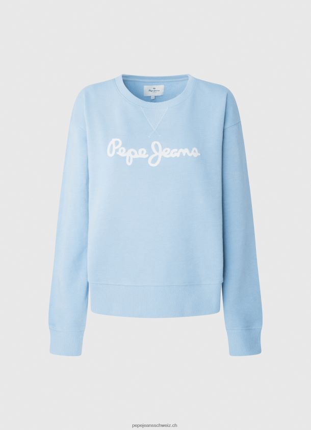 Pullover mit Logo-Print Frauen Pepe Jeans Bucht 84XH6T275