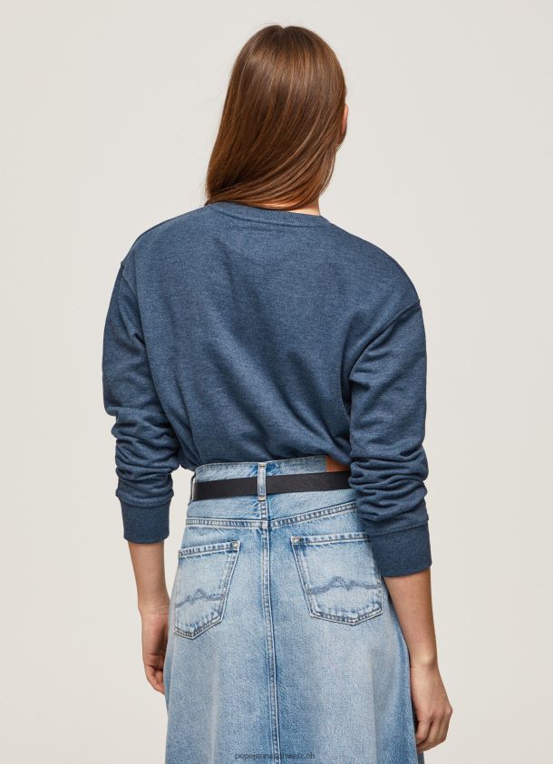 Pullover mit Logo-Print Frauen Pepe Jeans dulwich 84XH6T276