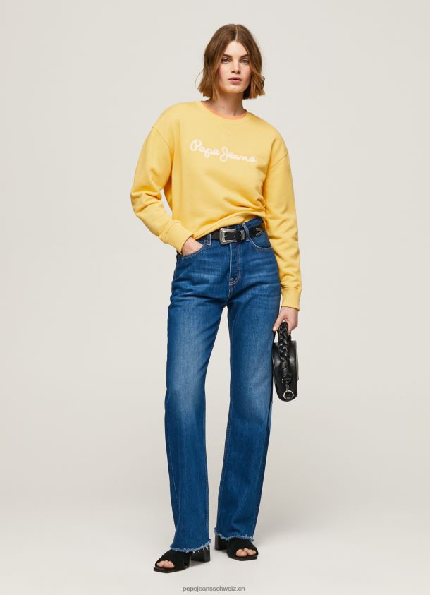 Pullover mit Logo-Print Frauen Pepe Jeans scheinen 84XH6T273