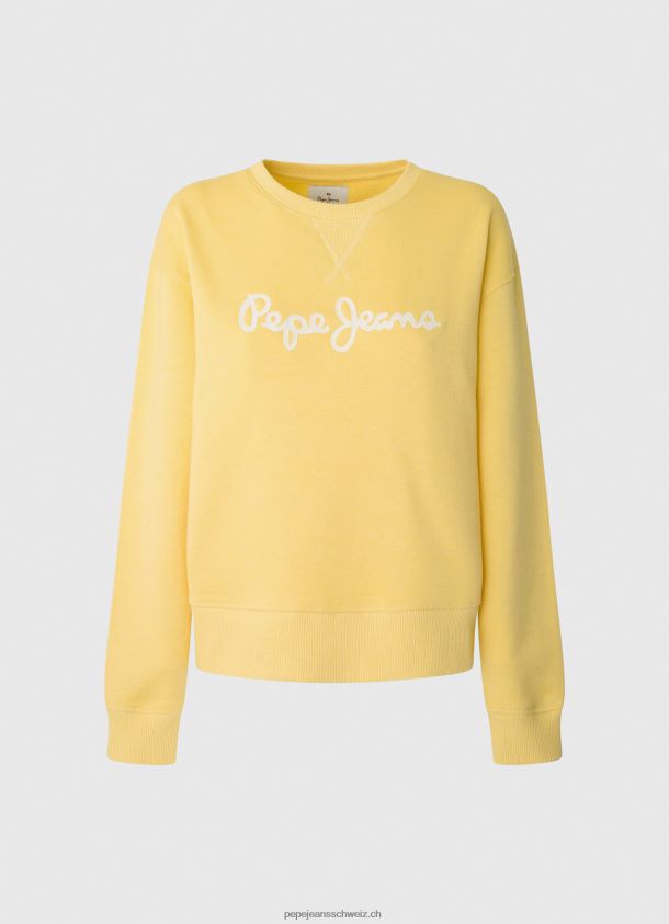 Pullover mit Logo-Print Frauen Pepe Jeans scheinen 84XH6T273