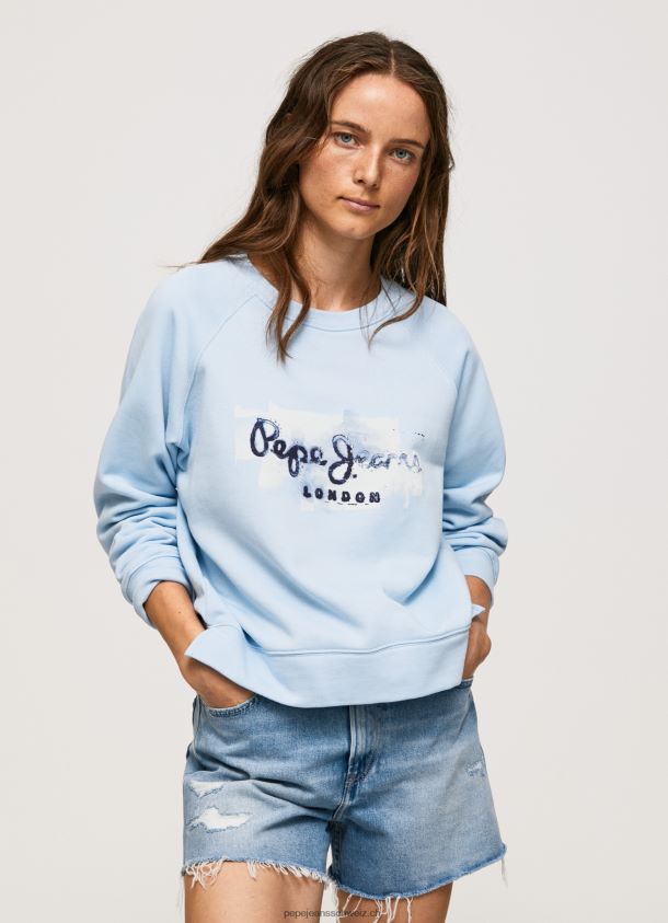 kurz geschnittener Pullover aus Baumwolle Frauen Pepe Jeans Bucht 84XH6T271