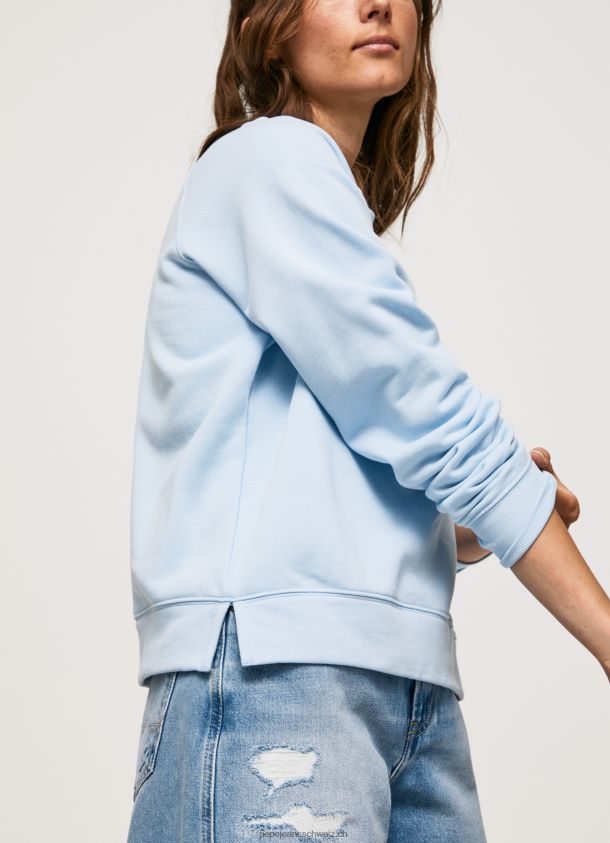 kurz geschnittener Pullover aus Baumwolle Frauen Pepe Jeans Bucht 84XH6T271