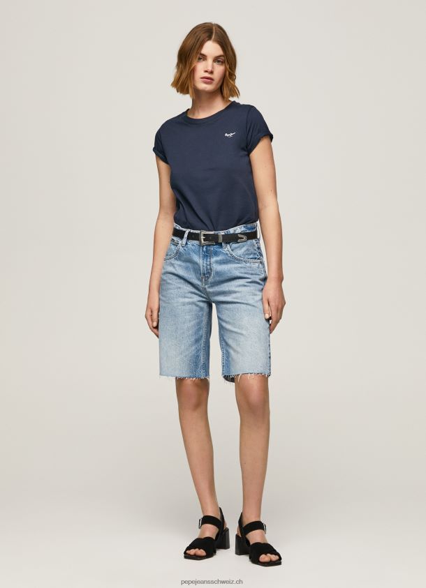 Kurzarm-T-Shirt aus Baumwolle Frauen Pepe Jeans dulwich 84XH6T430