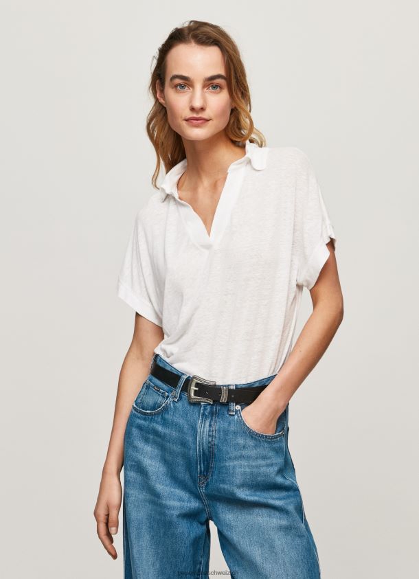 Polo Hemd Frauen Pepe Jeans Weiss 84XH6T397