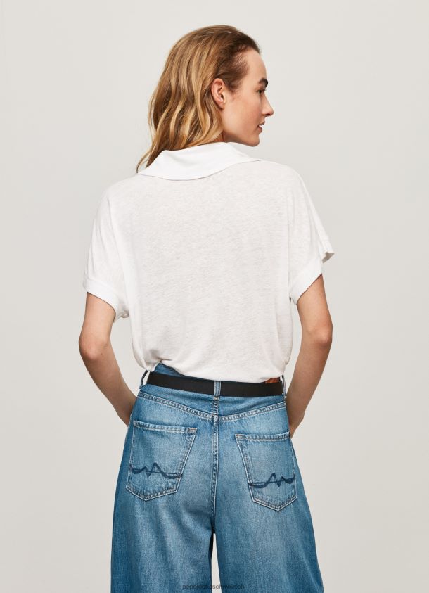 Polo Hemd Frauen Pepe Jeans Weiss 84XH6T397
