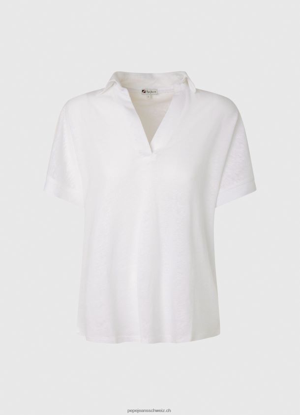 Polo Hemd Frauen Pepe Jeans Weiss 84XH6T397