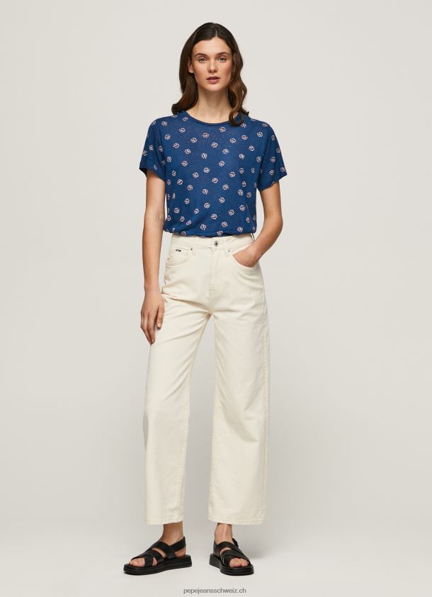 T-Shirt mit Blumendruck Frauen Pepe Jeans multi 84XH6T444