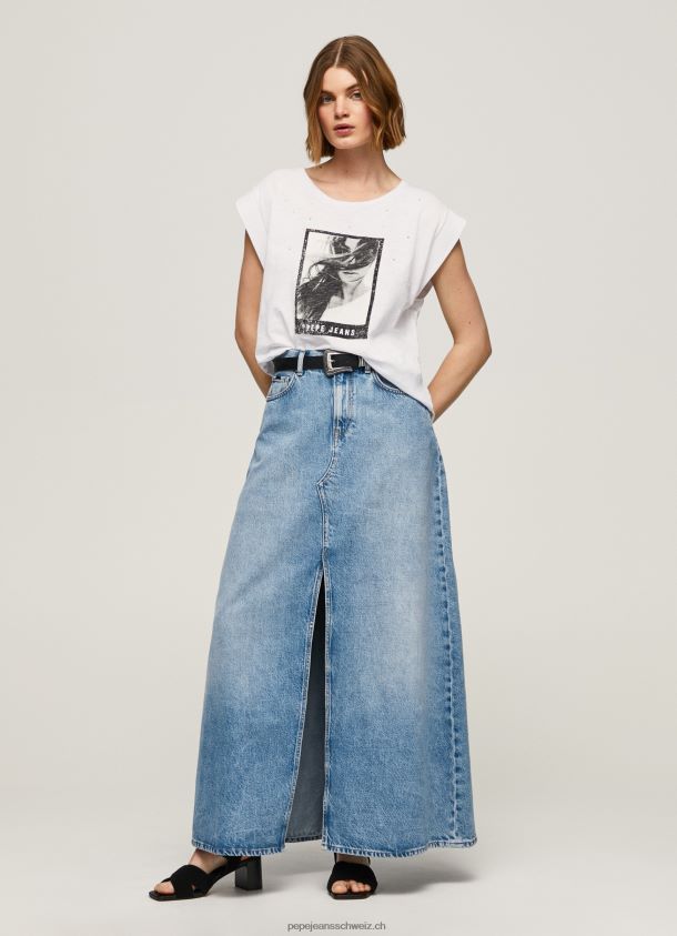 T-Shirt mit Fotodruck Frauen Pepe Jeans Weiss 84XH6T387