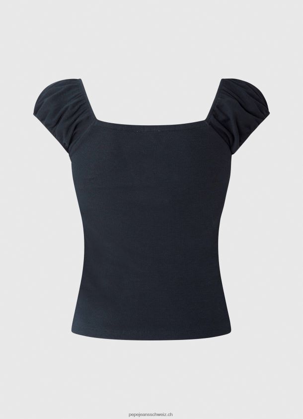 T-Shirt mit Herzausschnitt Frauen Pepe Jeans dulwich 84XH6T438