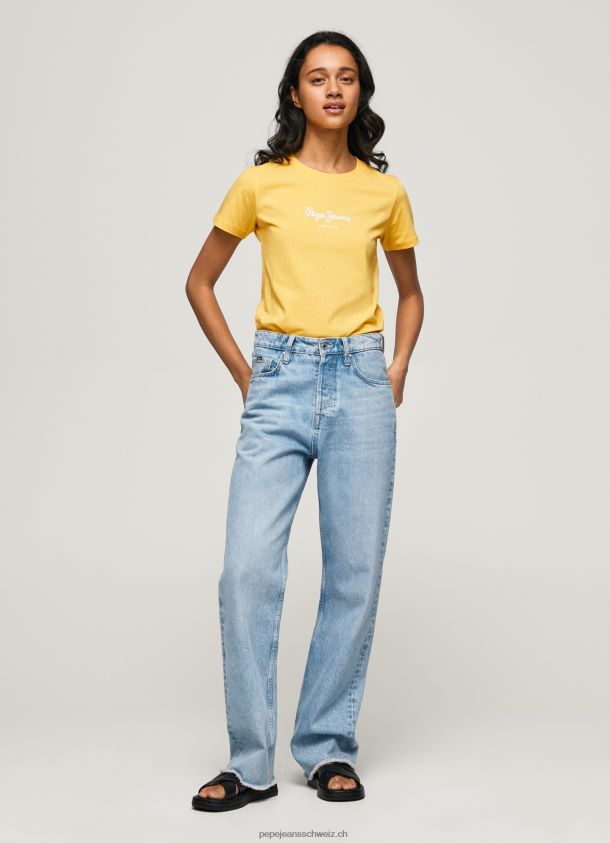 bedrucktes T-Shirt Frauen Pepe Jeans scheinen 84XH6T454