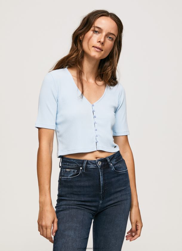 geripptes Cardigan-Shirt Frauen Pepe Jeans Bucht 84XH6T408