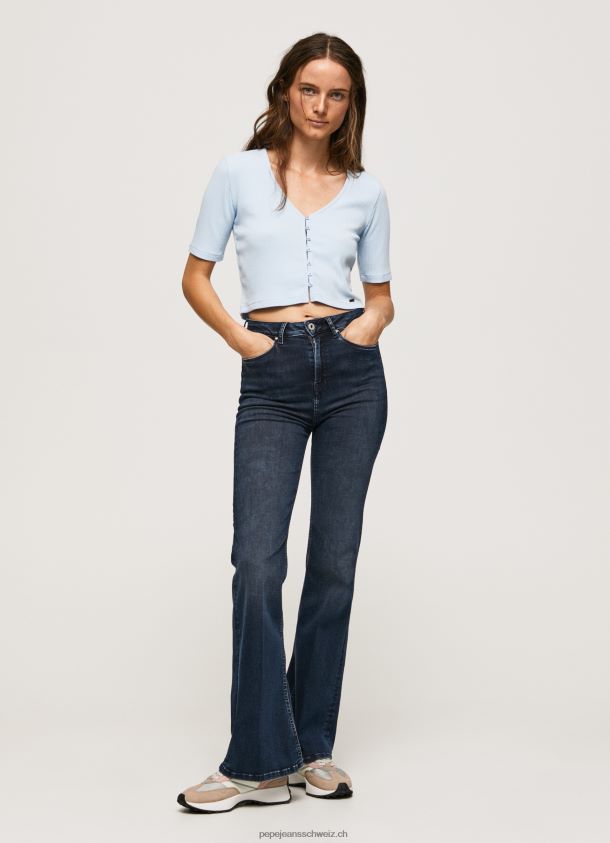 geripptes Cardigan-Shirt Frauen Pepe Jeans Bucht 84XH6T408