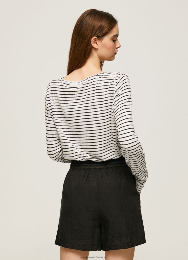 gestreiftes Langarm-T-Shirt Frauen Pepe Jeans dulwich 84XH6T436