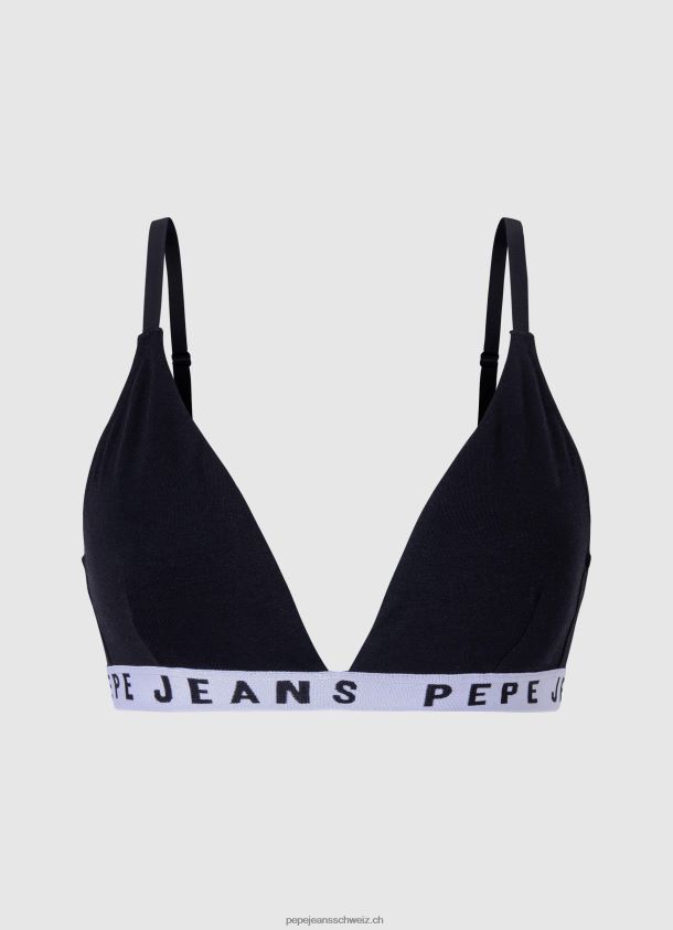 Klassischer String mit aufgedrucktem Logo Frauen Pepe Jeans Weiss 84XH6T541
