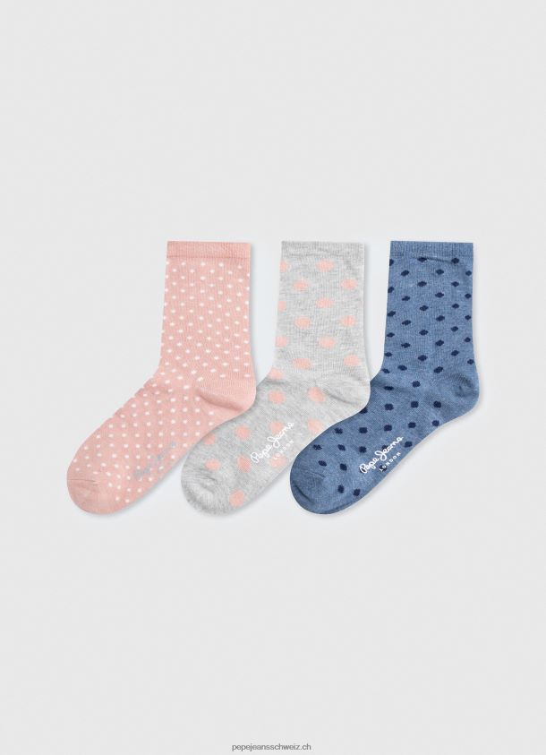 Yara Socken im 3er-Pack Frauen Pepe Jeans multi 84XH6T557