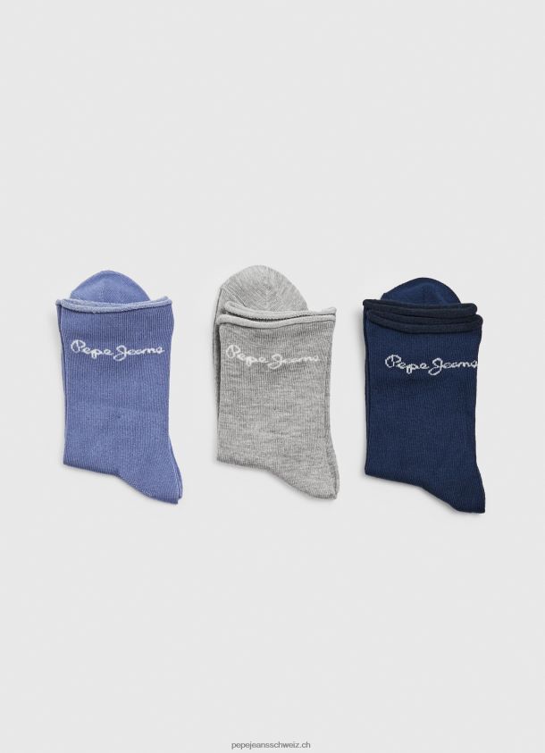 adelle Socken im 3er-Pack Frauen Pepe Jeans Marine 84XH6T563