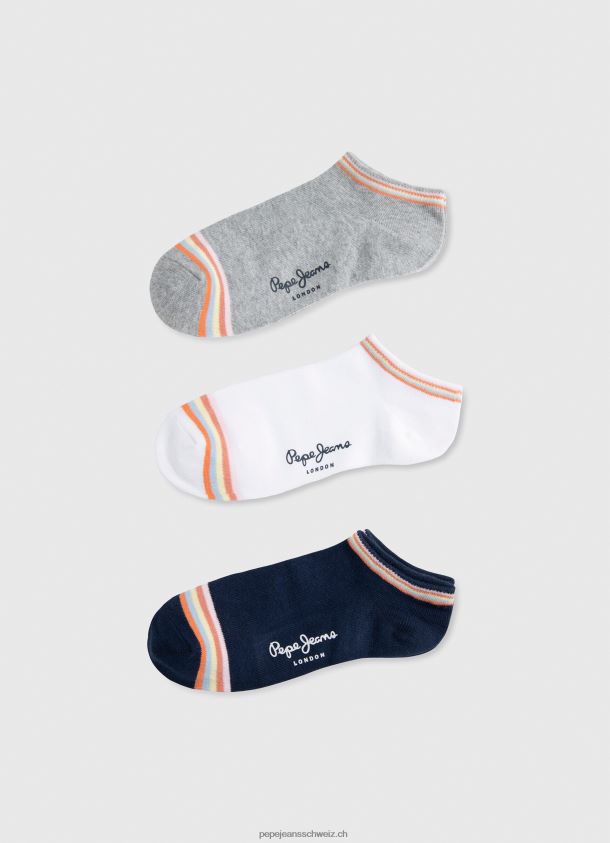 brooka Socken im 3er-Pack Frauen Pepe Jeans multi 84XH6T560