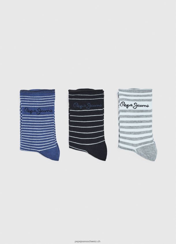 brooka Socken im 3er-Pack Frauen Pepe Jeans multi 84XH6T560