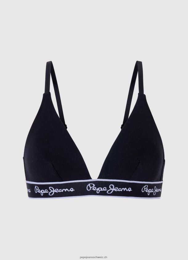 dehnbarer Baumwoll-BH Frauen Pepe Jeans Schwarz 84XH6T548