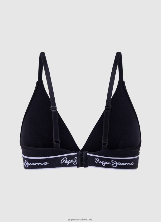 dehnbarer Baumwoll-BH Frauen Pepe Jeans Schwarz 84XH6T548