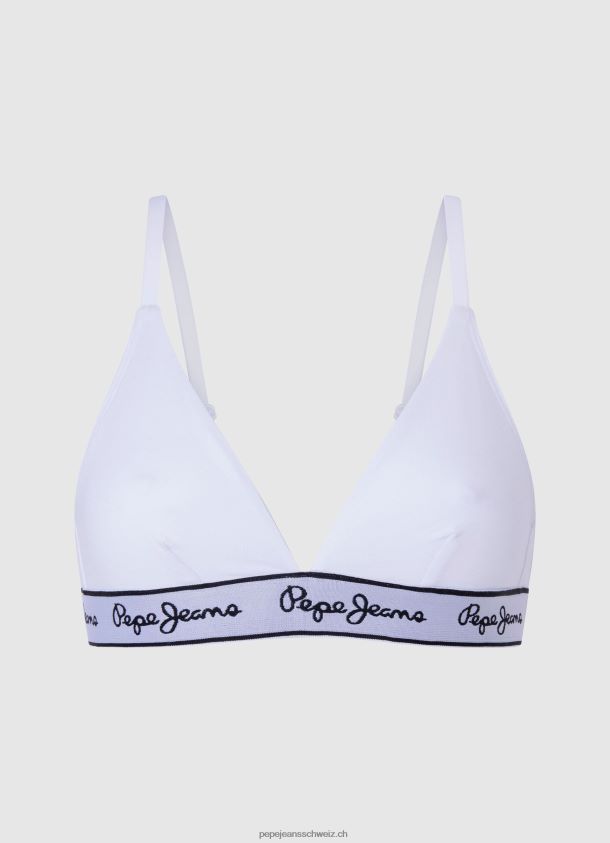 dehnbarer Baumwoll-BH Frauen Pepe Jeans Weiss 84XH6T540