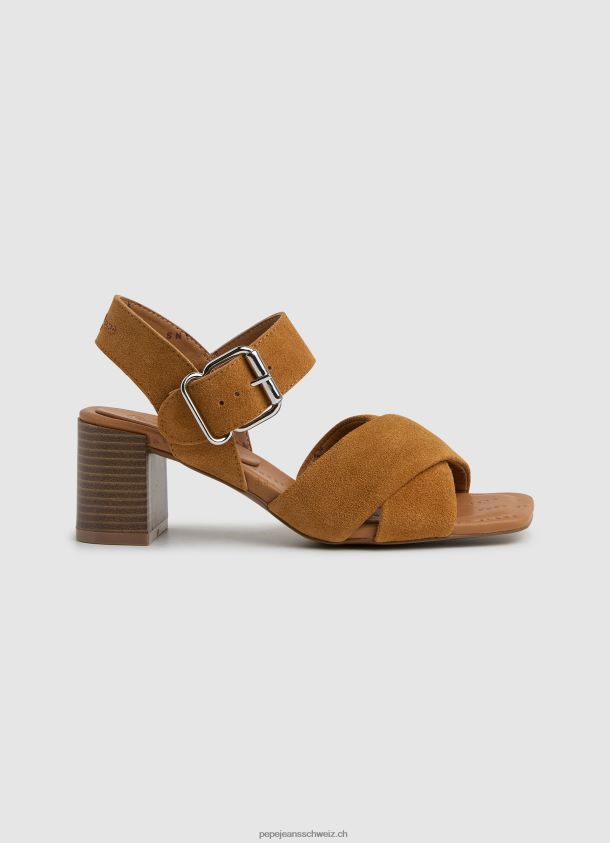 Altea Basic Wildledersandalen Frauen Pepe Jeans Cognac 84XH6T649