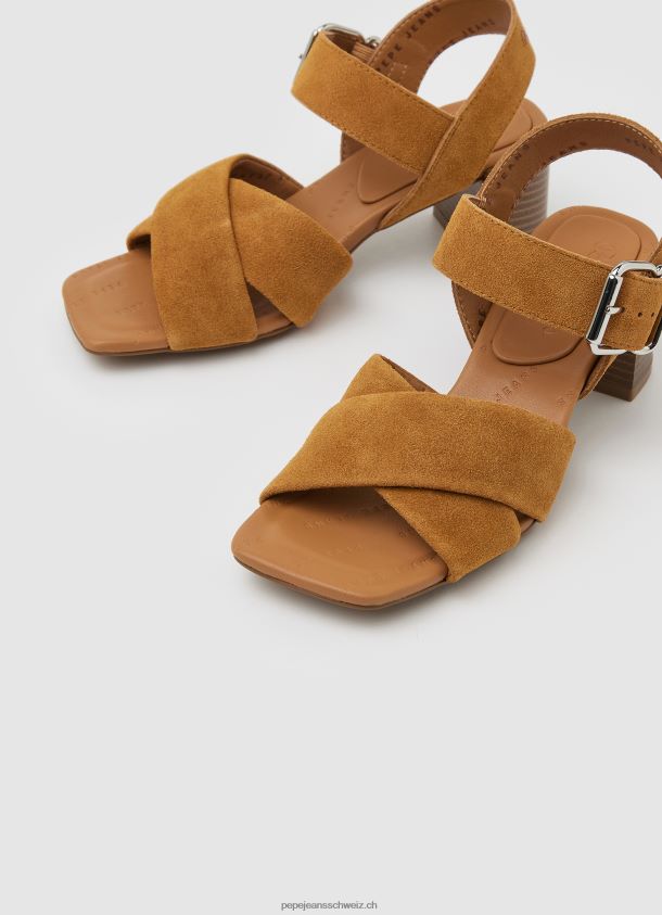 Altea Basic Wildledersandalen Frauen Pepe Jeans Cognac 84XH6T649