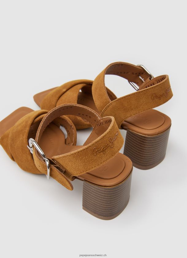 Altea Basic Wildledersandalen Frauen Pepe Jeans Cognac 84XH6T649