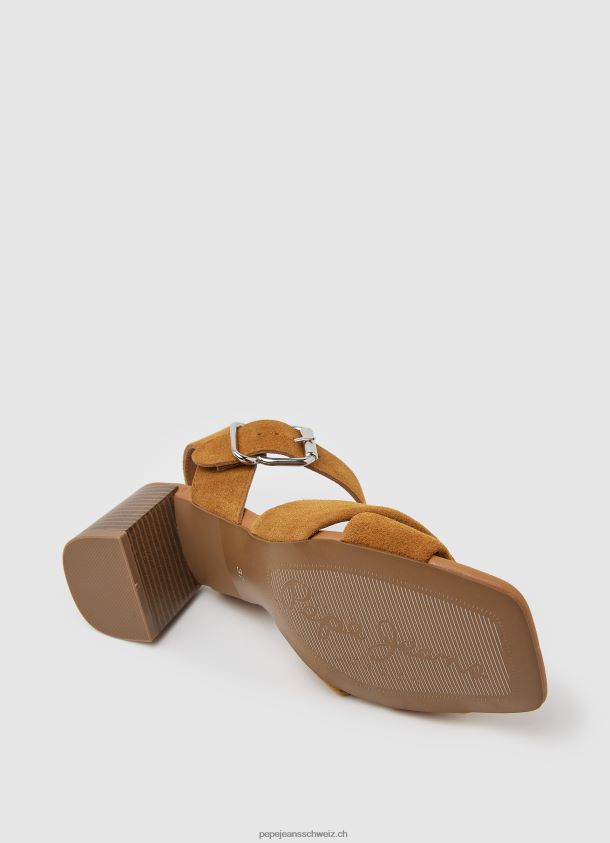 Altea Basic Wildledersandalen Frauen Pepe Jeans Cognac 84XH6T649